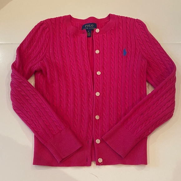 Polo Ralph Lauren Other - Polo by Ralph Lauren Pink Kids Cardigan